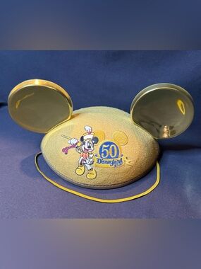 Disney 50th Anniversary Mickey Mouse Hat - Elizabeth Embroidered